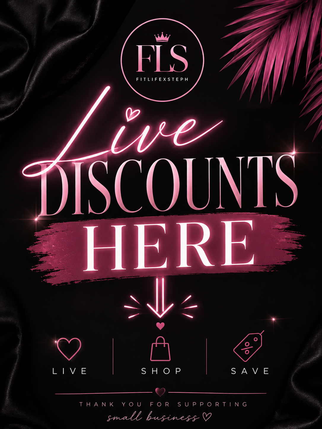 LIVE  DISCOUNTS HERE
