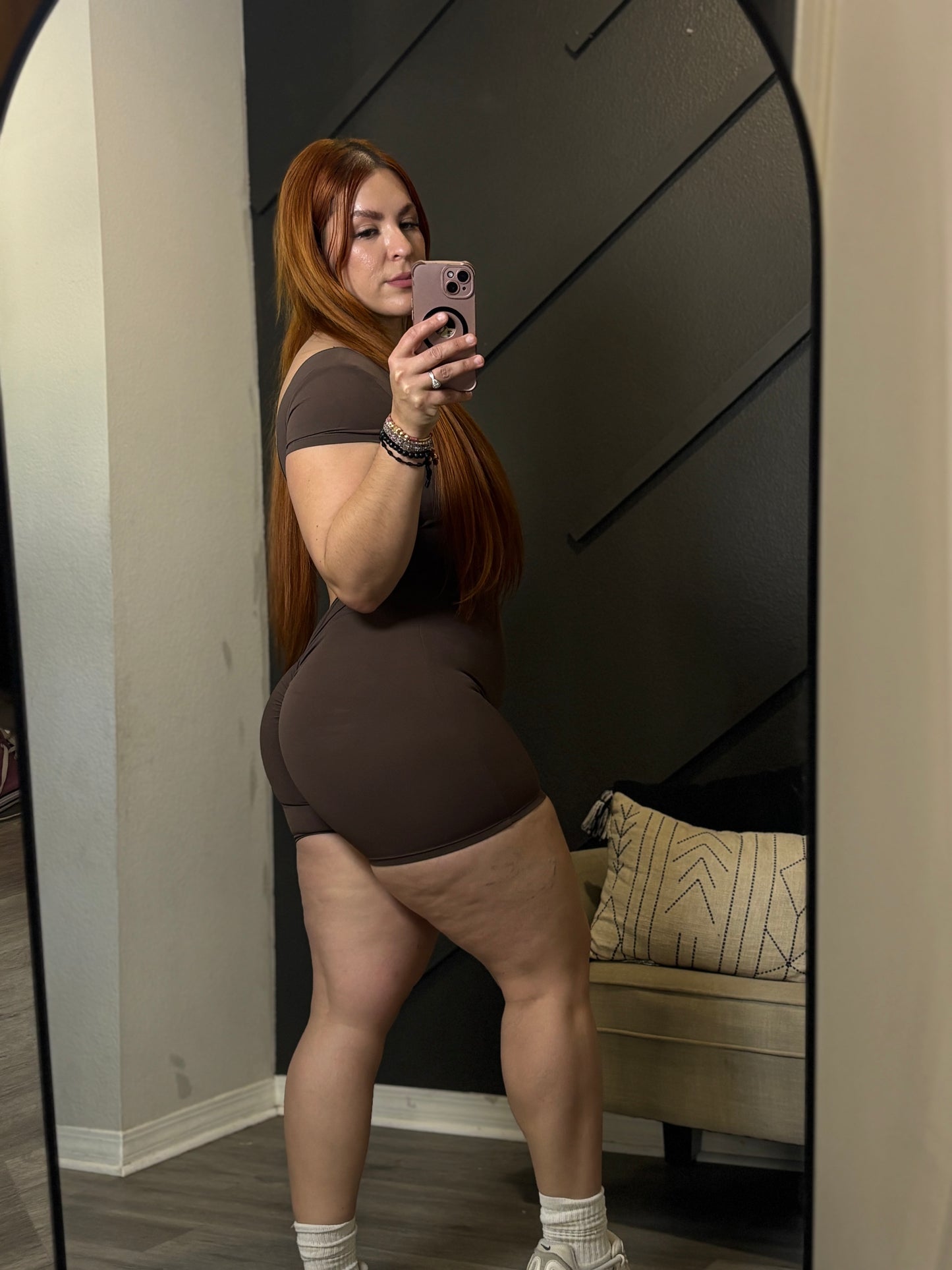 SOFIA SCRUNCHED ROMPER