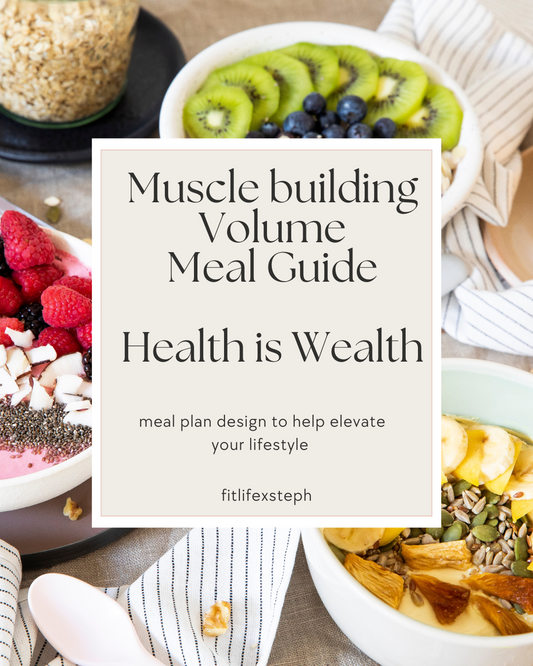 Muscle building volume meal guide pdf