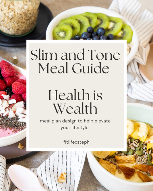 Slim and Tone Meal plan PDF
